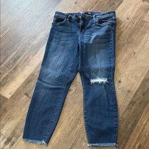 Kut from the Kloth Dark Blue Ankle Jeans